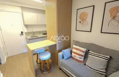 Apartamento mobiliado para alugar no batel – 1 quarto - 24m² | ref 501