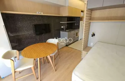 Studio mobiliado para alugar no walk batel – 24 m² | ref. 563