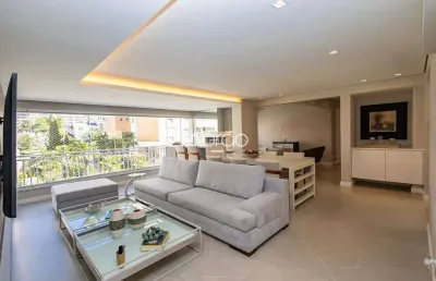 Apartamento mobiliado de 106 m² para locação no breeze ecoville – 2 suítes e 2 vagas | ref. 561