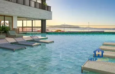 Apartamento com 2 quartos à venda na rua doutor constâncio krummel, 179, praia comprida, são josé por r$ 1.300.000