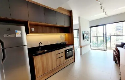Apartamento studio mobiliado para venda ou locação no cambuí - campinas/sp.