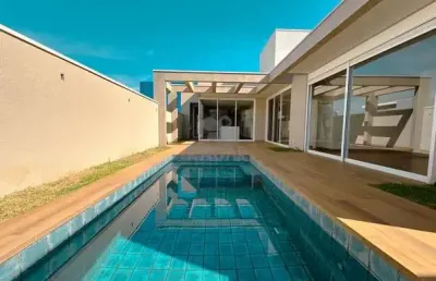 Casa à venda em paulínia, parque brasil 500, com 4 suítes, com 211.78 m², condomínio club santorini