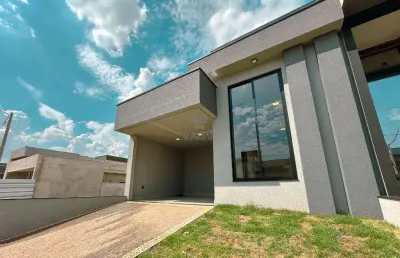 Casa à venda em paulínia, vila monte alegre, com 3 suítes, com 141.37 m², terras da estância