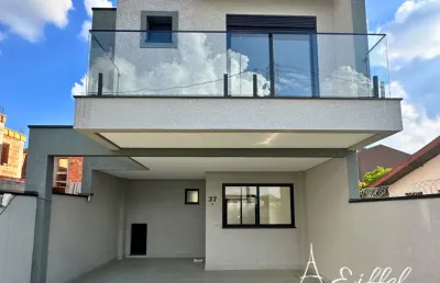 Sobrado novo moderno, alto padrão uberaba - curitiba/pr