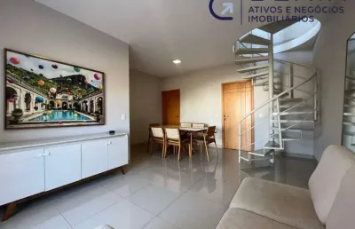 Cobertura com vista exclusiva, localizada no bairro lagoa mansões