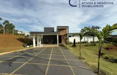 Casa a venda com 4 dormitórios em condomínio- lagoa santa/mg