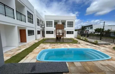 Casa duplex em condomínio com estrutura de lazer em maria farinha, paulista/pe
