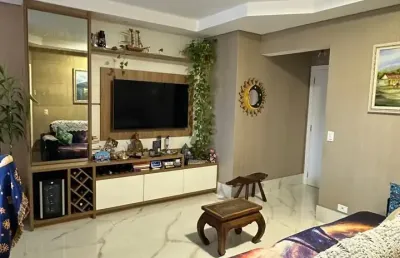 Lindo apartamento de 91m² todo mobiliado na vila assunção