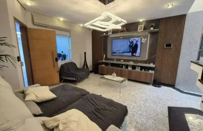 Belo sobrado à venda com 161 m² na vila scarpelli em santo andré!