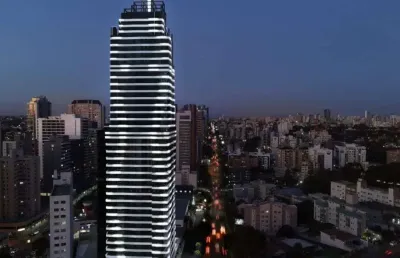 Apartamento luxuoso e de alto padrao com vista para o parque barigui no 27o andar do casa milano curitiba