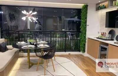 Studio com 1 dormitório à venda, 39 m² - centro - guarulhos/sp
