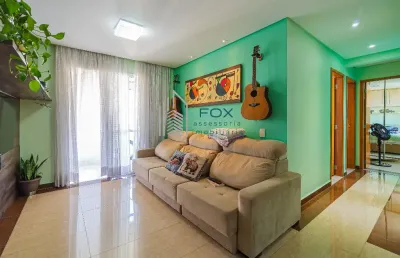 Apartamento à venda,  83m², 3 dormitórios, 1 suíte e 1 vaga, no tatuapé