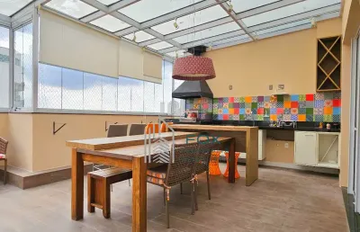 Cobertura 122m² 3 dormitórioa 1 suíte 2 vagas com depósito no tatuapé