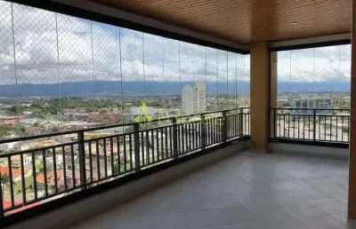 Apartamento para locação 4 quartos, 4 suites, 4 vagas, 235m², jardim das nações, taubaté - sp | con
