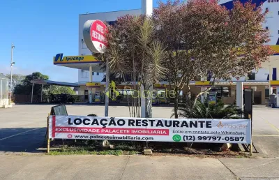 Ponto comercial para locação de 250m² na avenida itaguaçu, em aparecida-sp, com vista para a serra