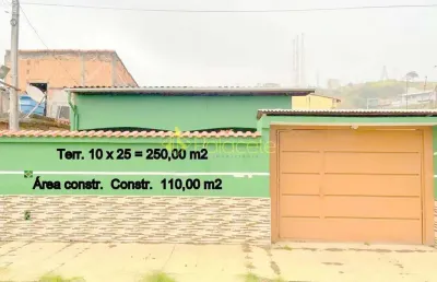Casa térrea  à venda, parque residencial itaguassu, aparecida, sp