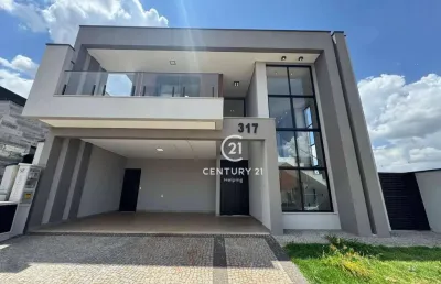Casa com 3 dormitórios à venda, 265 m² por r$ 2.659.000,00 - santorini residencial club - paulínia/sp