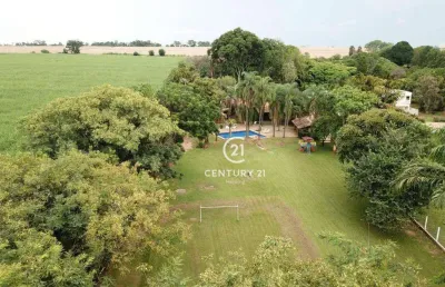 Chácara com 5 dormitórios à venda, 14040 m² por r$ 3.400.000,00 - fazenda santa lúcia - americana/sp