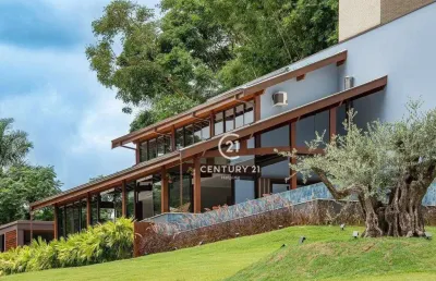 Casa com 5 dormitórios à venda, 500 m² por r$ 6.500.000,00 - colinas do mosteiro de itaici - indaiatuba/sp