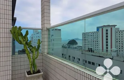 Apartamento com 2 dormitórios à venda, 121 m² por r$ 1.070.000,00 - josé menino - santos/sp