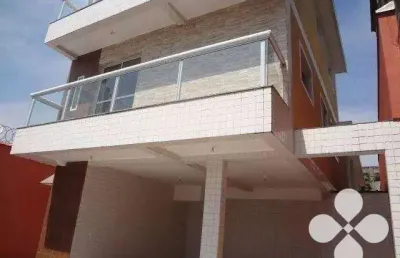 Sobrado com 3 dormitórios à venda, 92 m² por r$ 375.000,00 - catiapoã - são vicente/sp