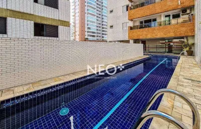 Apartamento garden com 1 quarto à venda - 67m² - boqueirão, santos