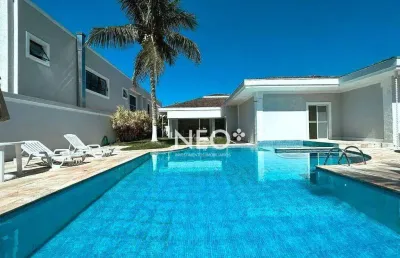 Casa com 7 dormitórios, 628 m² - venda por r$ 6.800.000,00 ou aluguel por r$ 26.900,00/mês - jardim acapulco - guarujá/sp
