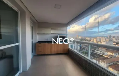 Apartamento com 1 dormitório para alugar, 60 m² por r$ 5.490,00/mês - boqueirão - santos/sp