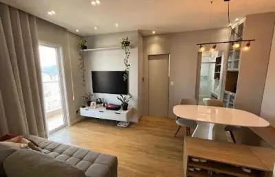Apartamento com 1 dormitório à venda, 46 m² por r$ 640.000,00 - campo grande - santos/sp