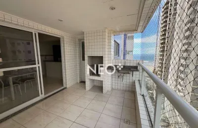 Apartamento com 3 quartos à venda na Rua Alberto Santos Dumont, Guilhermina, Praia Grande