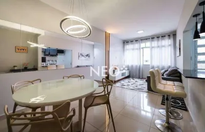 Apartamento para alugar, 86 m² por r$ 5.000,00/mês - boqueirão - santos/sp