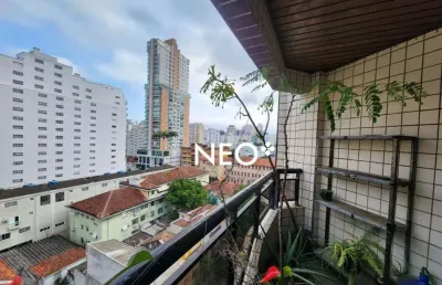 Apartamento com 4 quartos à venda, 373 m² por r$ 1.750.000 - boqueirão - santos/sp