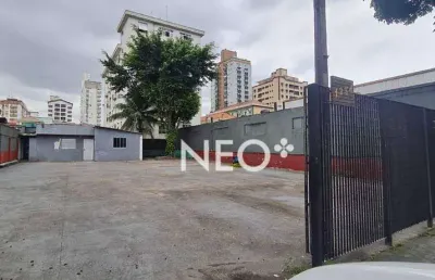 Terreno para alugar, 942 m² por r$ 8.000,00/mês - aparecida - santos/sp