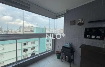 Apartamento duplex com 3 dormitórios à venda, 105 m² por r$ 920.000,00 - pompéia - santos/sp