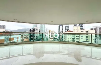 Apartamento com 4 dormitórios à venda, 538 m² por r$ 8.000.000,00 - ponta da praia - santos/sp