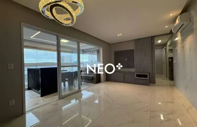 Apartamento com 3 quartos para alugar, 111 m² por r$ 9.200/mês - ponta da praia - santos/sp
