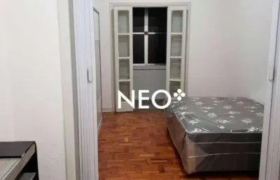 Kitnet com 1 dormitório, 38 m² - venda por r$ 360.000,00 ou aluguel por r$ 3.112,67/mês - boqueirão - santos/sp