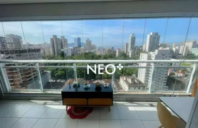 Apartamento com 3 dormitórios à venda, 98 m² por r$ 990.000,00 - marapé - santos/sp