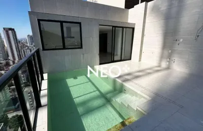 Cobertura com 3 dormitórios à venda, 160 m² por r$ 2.900.000,00 - josé menino - santos/sp