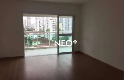 Apartamento com 3 dormitórios para alugar, 109 m² por r$ 6.500,00/mês - gonzaga - santos/sp