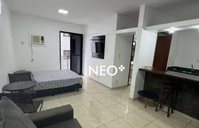 Flat em são vicente, todo reformado excelente para locação temporada