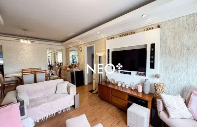 Apartamento com 3 dormitórios à venda, 120 m² por r$ 850.000,00 - pompéia - santos/sp
