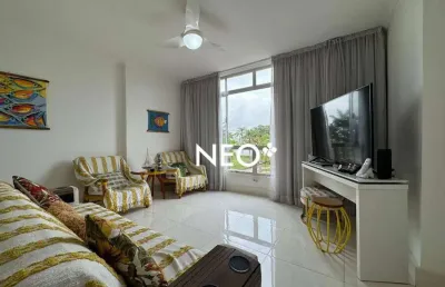 Apartamento com 3 dormitórios à venda, 132 m² por r$ 1.100.000,00 - embaré - santos/sp