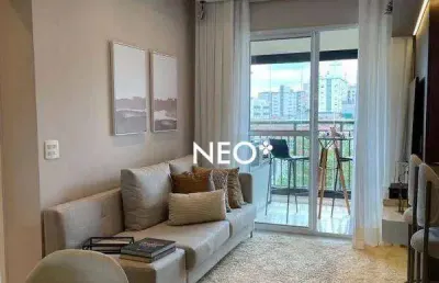 Apartamento com 2 dormitórios à venda, 63 m² por r$ 695.000 - marapé - santos/sp