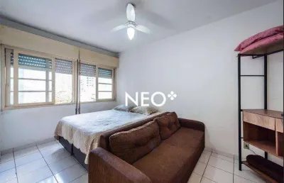 Apartamento com 1 dormitório para alugar, 31 m² por r$ 2.400,00/mês - embaré - santos/sp