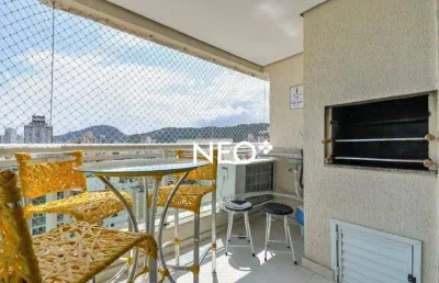 Apartamento com 3 dormitórios, 103 m² - venda por r$ 699.000,00 ou aluguel por r$ 7.800,00/mês - balneário guarujá - guarujá/sp