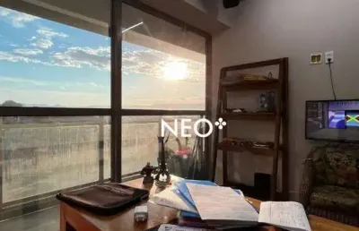 Sala para alugar, 42 m² por r$ 3.500,00/mês - valongo - santos/sp