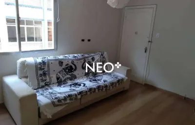 Apartamento 2 dormitórios, 1 vaga - gonzaga - santos/sp