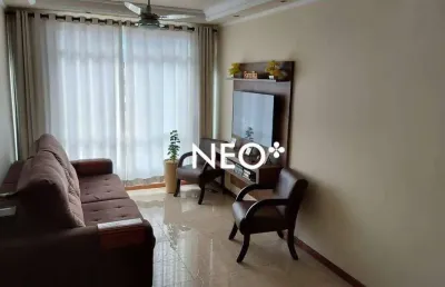 Apartamento 3 dormitórios, 1 vaga, vista mar- itararé - são vicente/sp