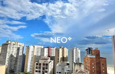 Apartamento 1 dormitório, 1 vaga vista mar - josé menino - santos/sp